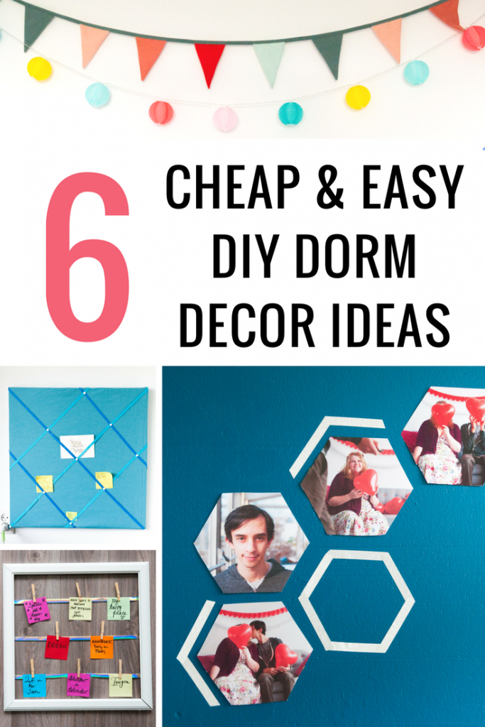 6 Cheap and Easy DIY Dorm Decor Ideas