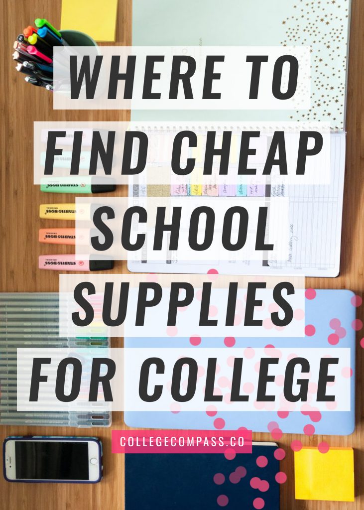 Where to Get Cheap School Supplies for College